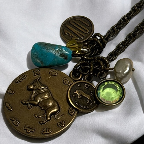 Liz Palacios S.F. Taurus Charm Necklace 20” + 2” - Picture 5 of 5